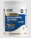 Женьшень с таурином, OVER laboratory (ОВЕР Лаборатори) капсулы 60 шт БАД